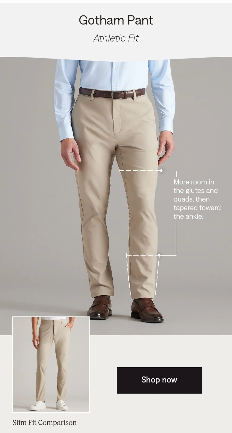 Gotham Pant - Athletic Fit