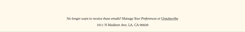 Manage Preferences