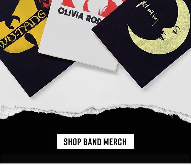 Fill Your Closet. Shop Band Merch
