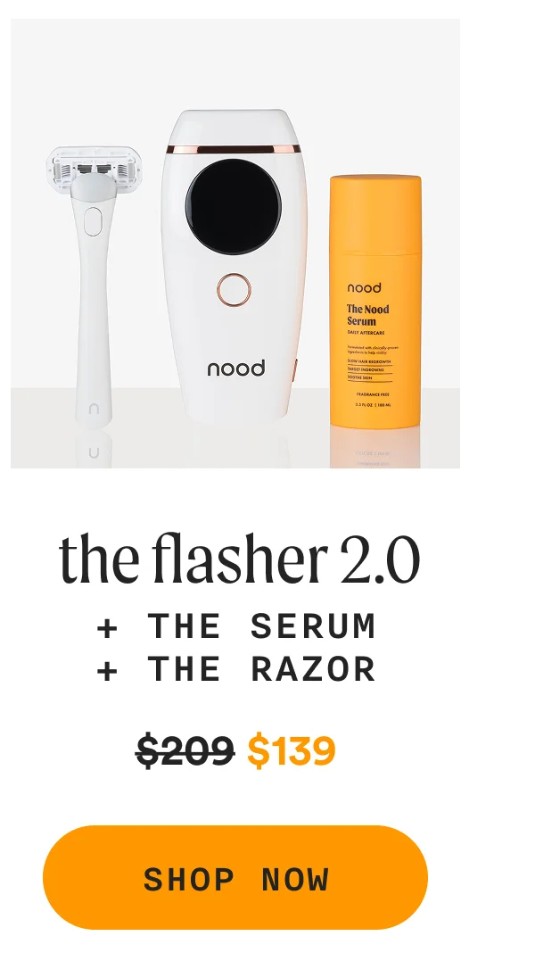 the flasher 2.0 + the serum + the razor - (Retail Price = $209 - Sale Price = $139) - SHOP NOW