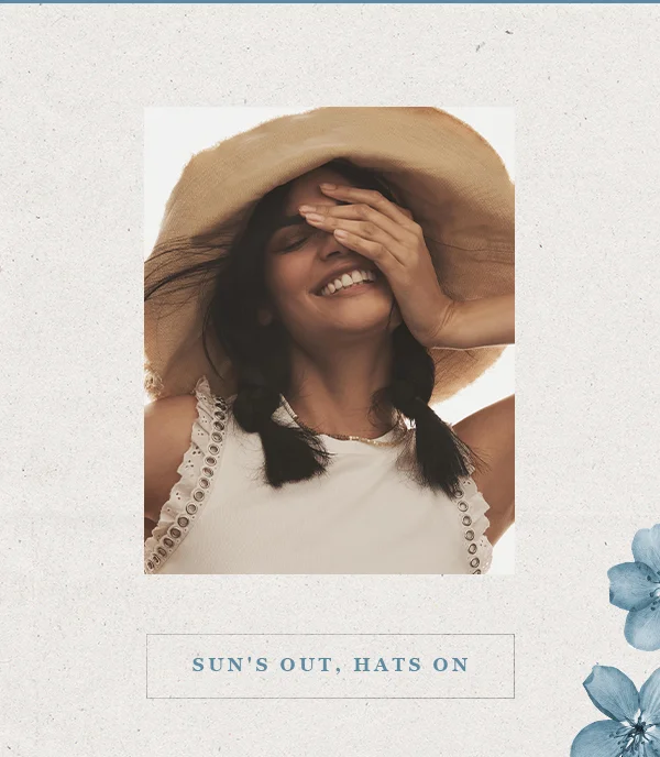 Sun's out, hats out