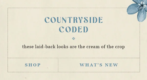 Shop what's new