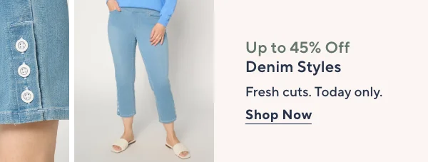 Up to 45% Off Denim