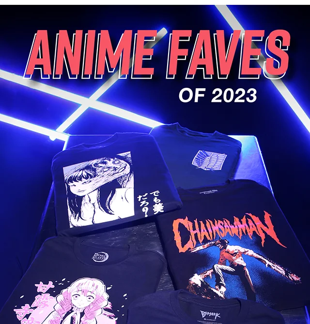 Anime Faves of 2023 Shop Now