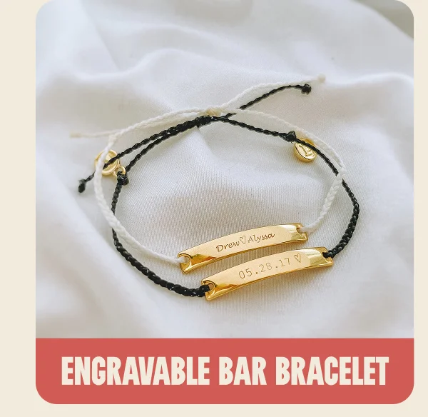 Engravable Bar Bracelet