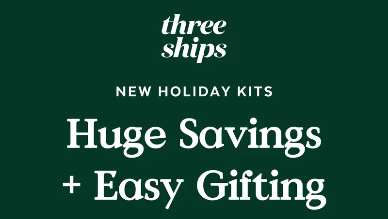Three Ships. New Holiday Kits