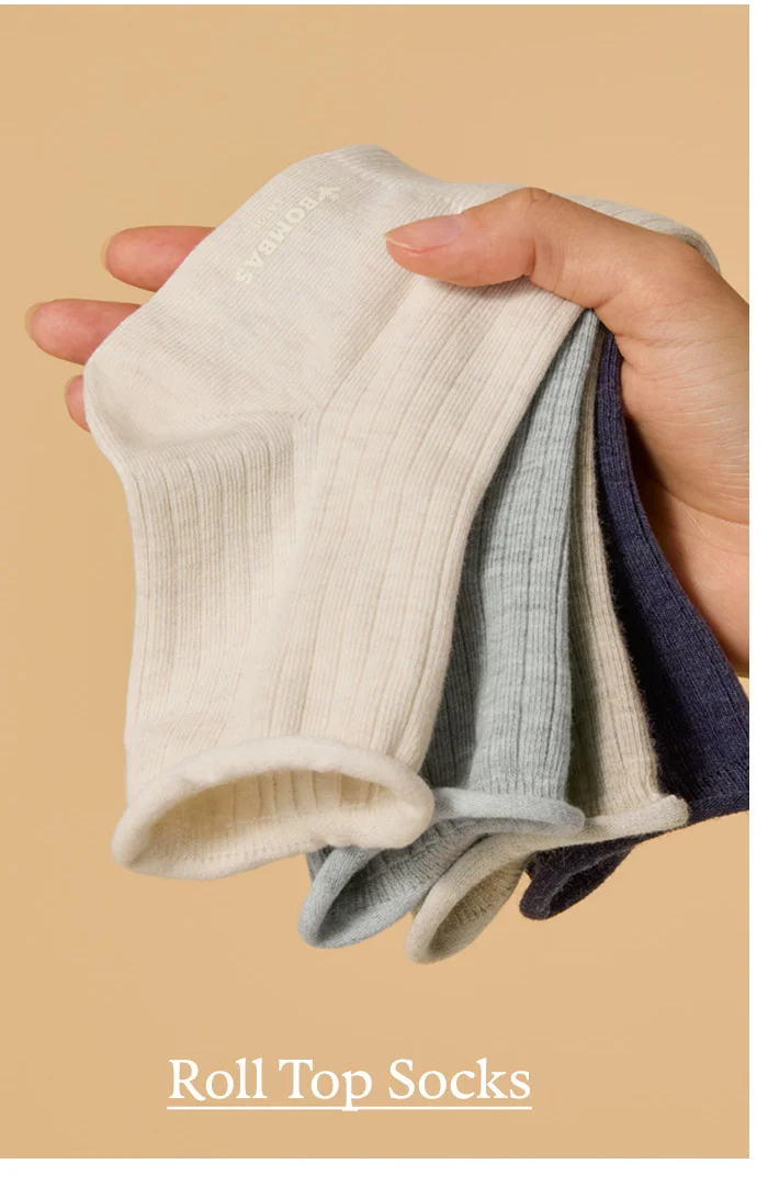 Roll Top Socks
