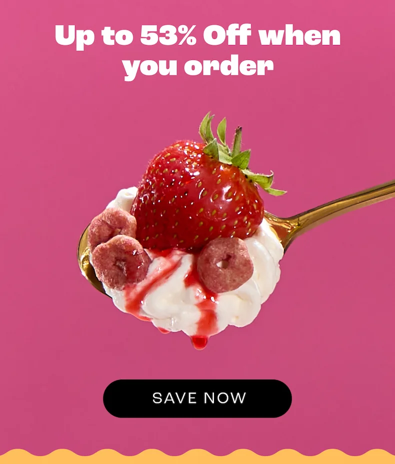 Up to 30% off first subscription order