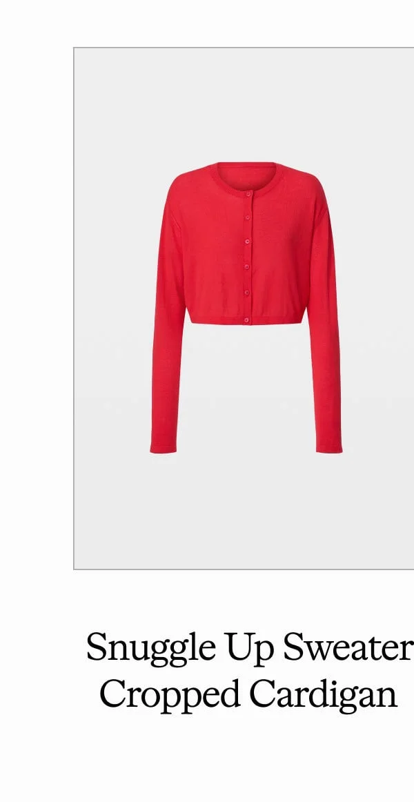 Snuggle Up Sweater Cropped Cardigan