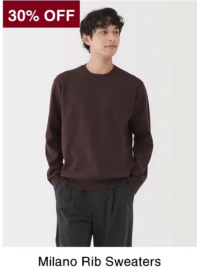 Shop Milano Rib Sweaters 30% OFF