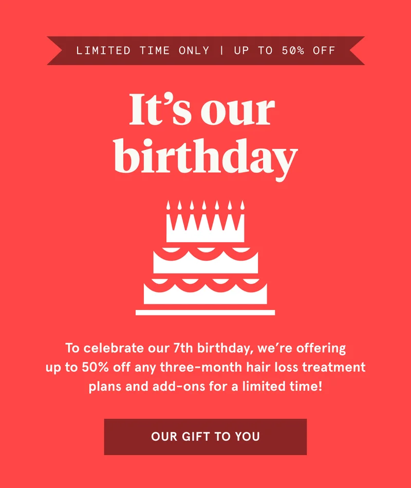 Keeps Birthday Sale 50% OFF