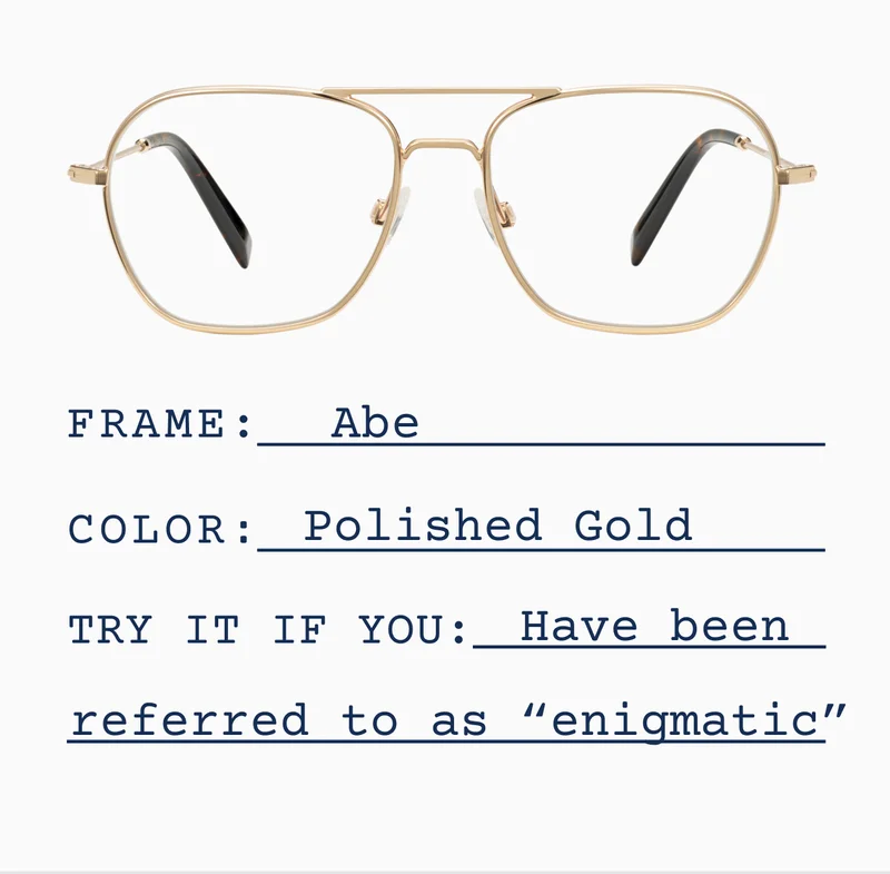 Abe in Polished Gold