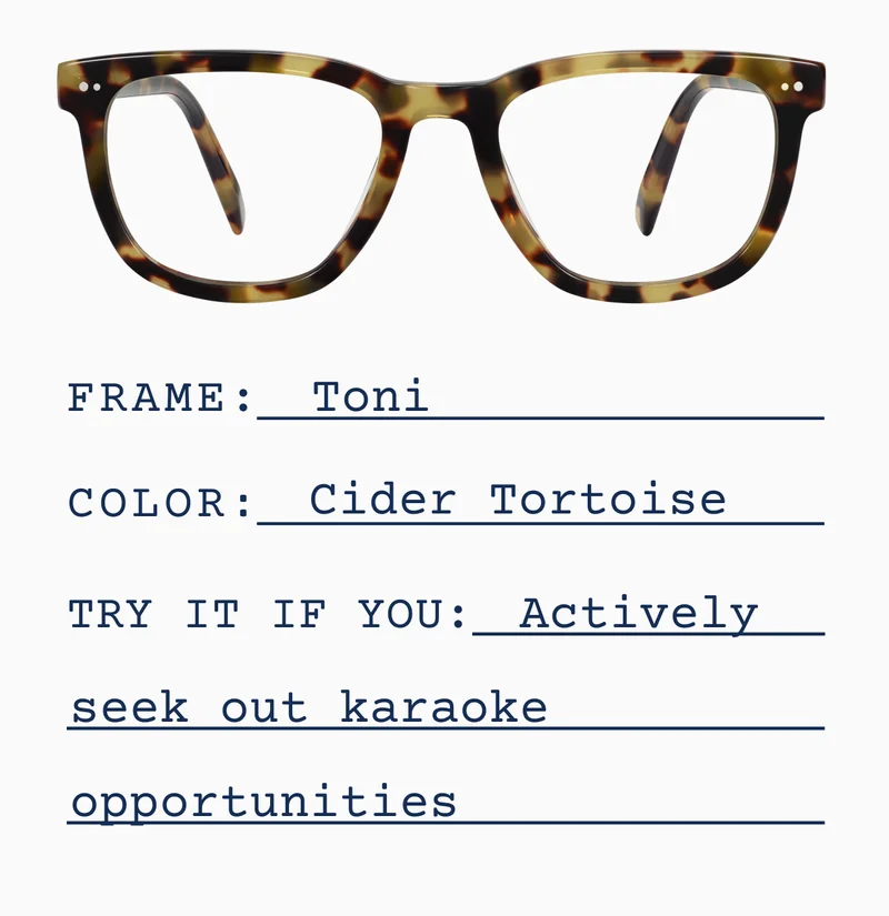 Toni in Cider Tortoise