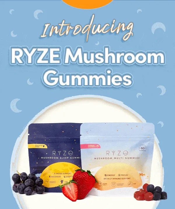 Introducing RYZE Mushroom Gummies