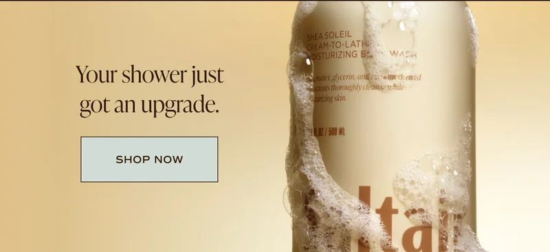 Shea Soleil Cream-to-lather Body wash