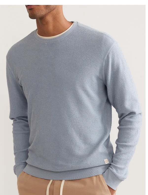 Vintage Terry Out Crewneck