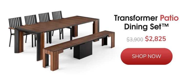 Transformer Patio Dining Set