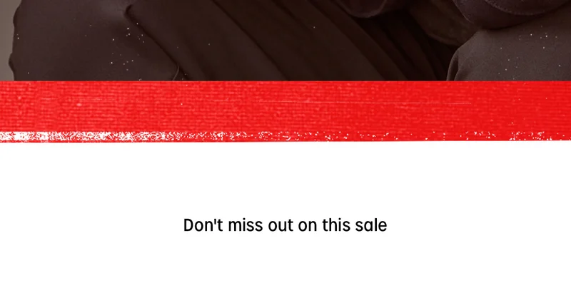 Don't mss out on this sale