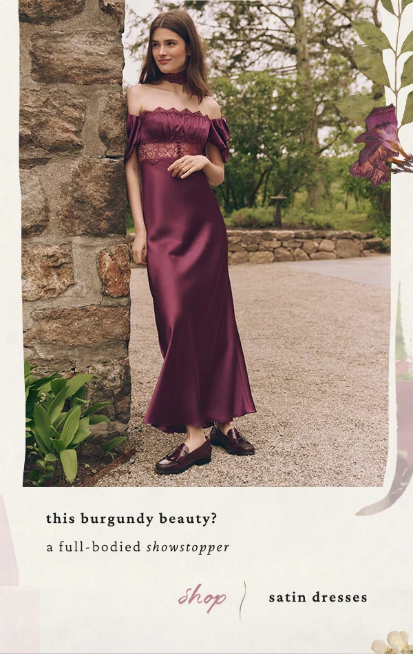 shop satin dresses