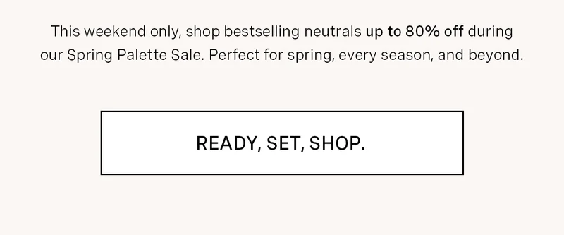 Spring Palette Sale