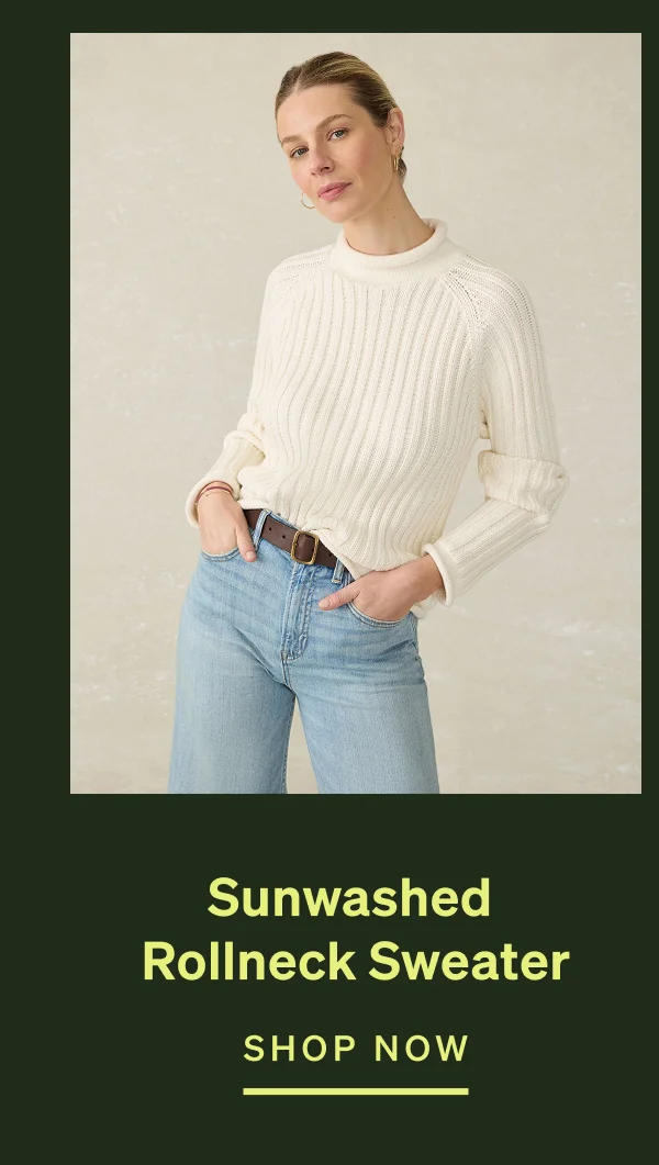 Sunwashed Rollneck Sweater