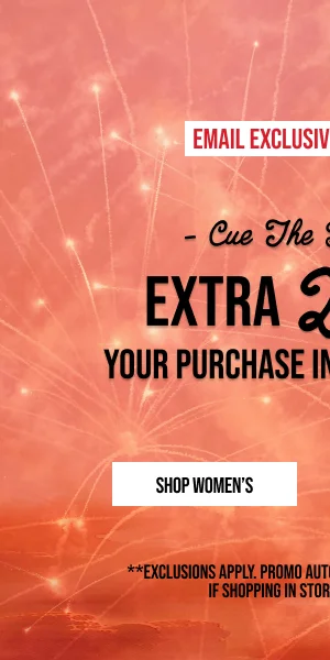 Extra 25% off Shop Women's