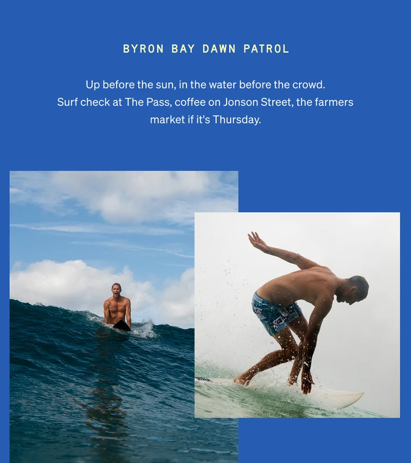 Byron Bay Dawn Patrol | Shop New Arrivals