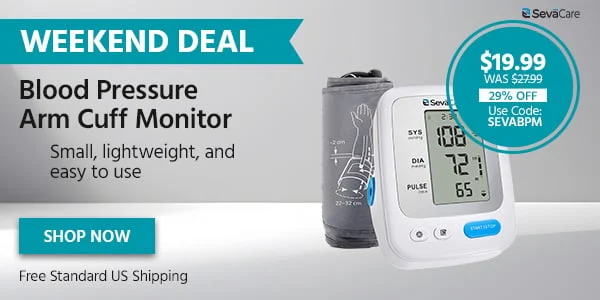 Weekend Deal. Blood Pressure Arm Cuff Monitor. Small, Lightweight, and Easy To Use. Shop Now. Free Standard US Shipping.