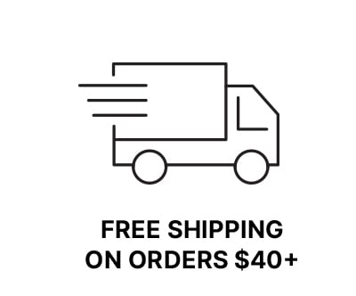FREE SHIPPING ON ORDERS $40+