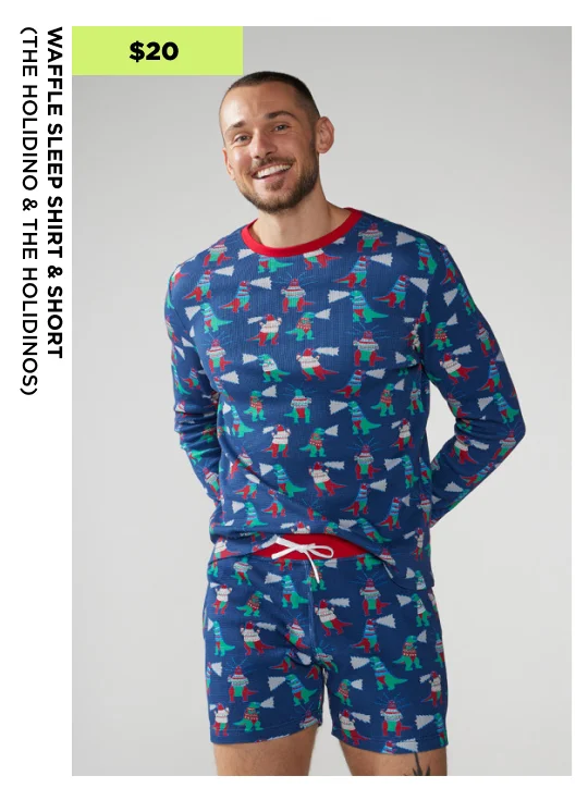 Waffle Sleep Shirt: The Holidino