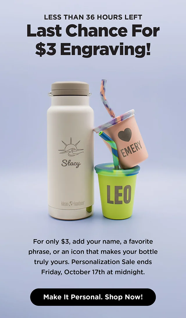 Make it Personal with $3 Engraving