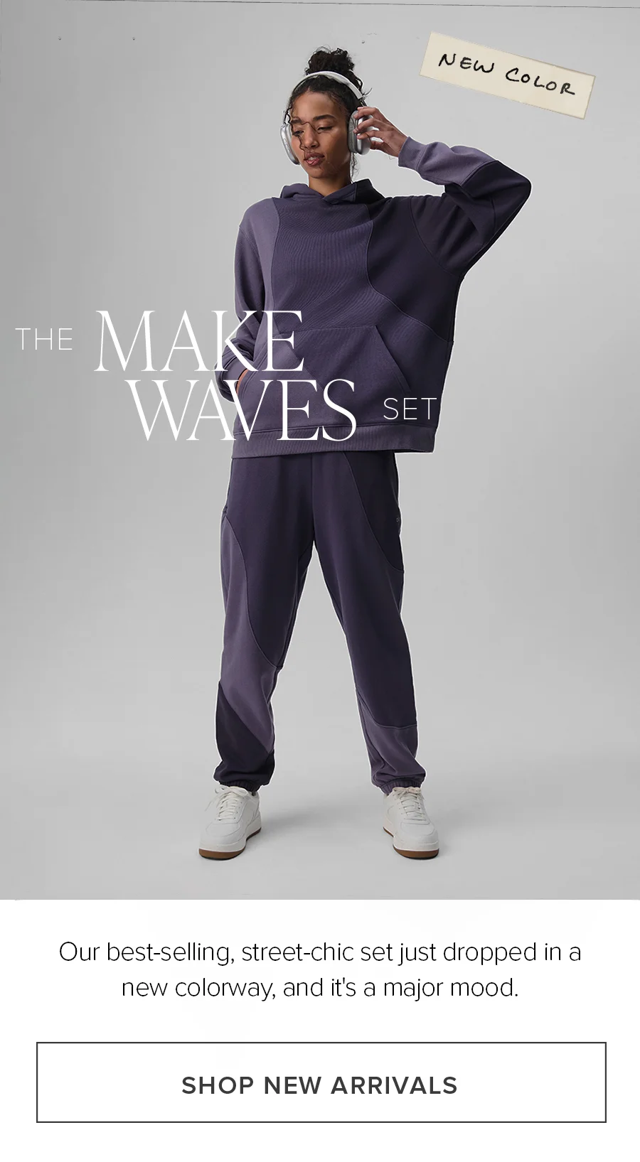 The Make Waves Set. Our best-selling, street-chic set just dropped in new colorway, and it's a major mood. SHOP NEW ARRIVALS