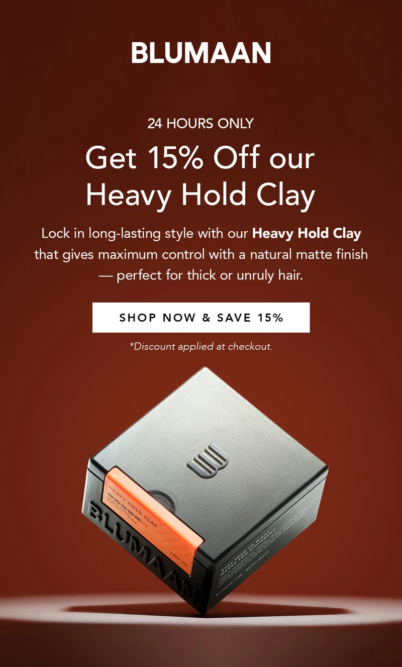 Flash Sale - Get 15% Off our Heavy Hold Clay