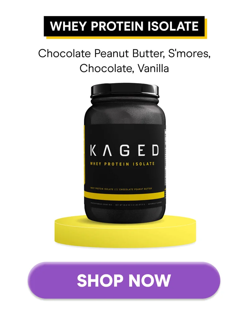 Whey Protein Isolate (Chocolate Peanut Butter, S'mores, Chocolate, Vanilla)  SHOP NOW