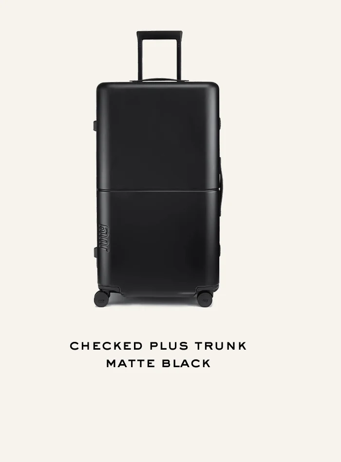 Checked Plus Trunk Matte Black