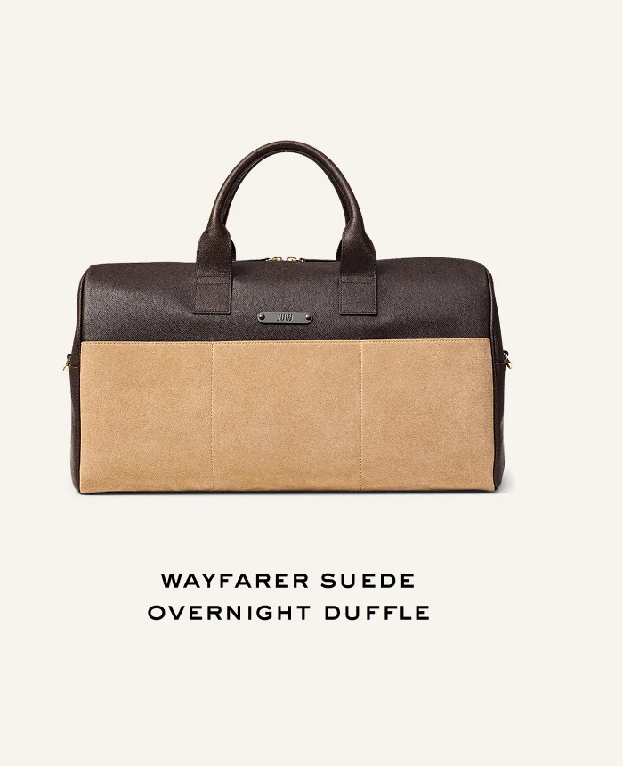 Wayfarer Suede Overnight Duffle