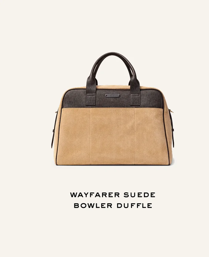 Wayfarer Suede Bowler Duffle