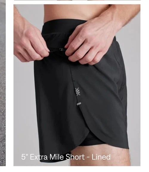5 Extra Mile Short - Lined