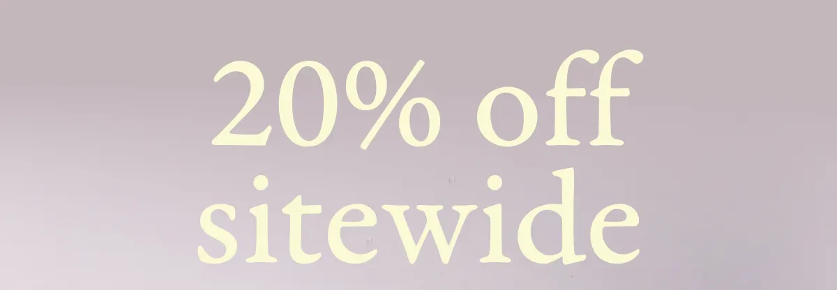 20% off sitwide