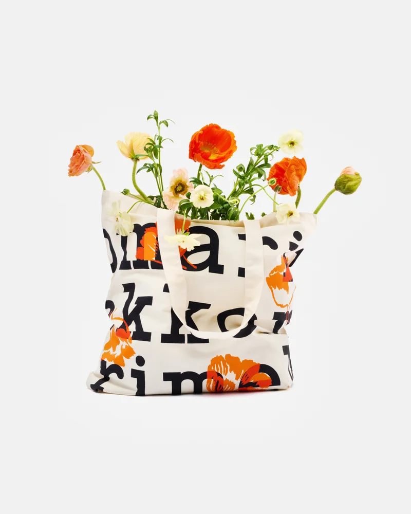 Free Marimekko logo tote with purchases $150 or more