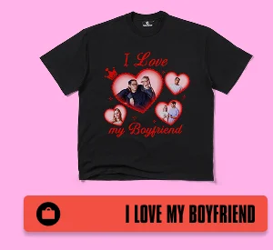 I Love My Boyfriend Custom Tee