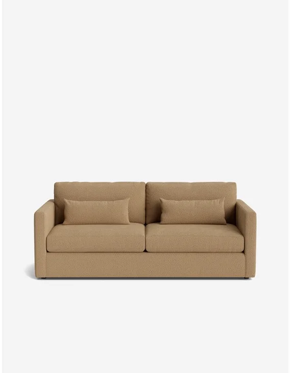 Durham Sofa-Creme Luxe Boucle / 90"W