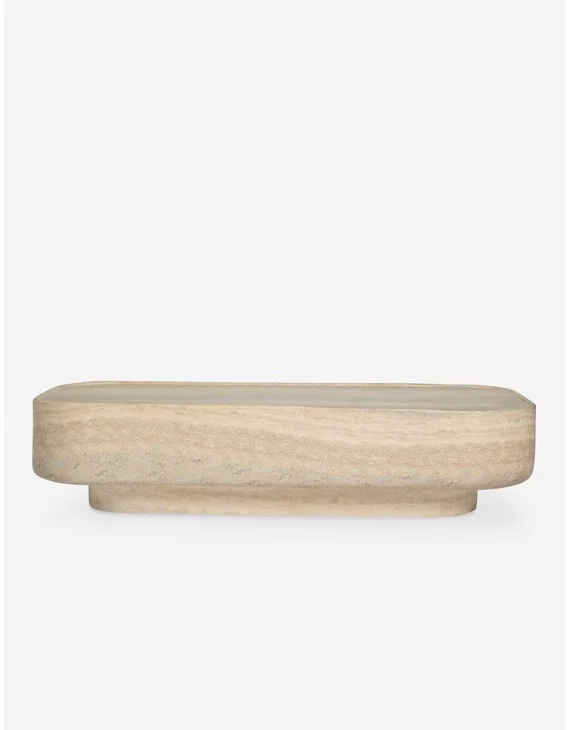 Hai Indoor / Outdoor Coffee Table - Faux Travertine