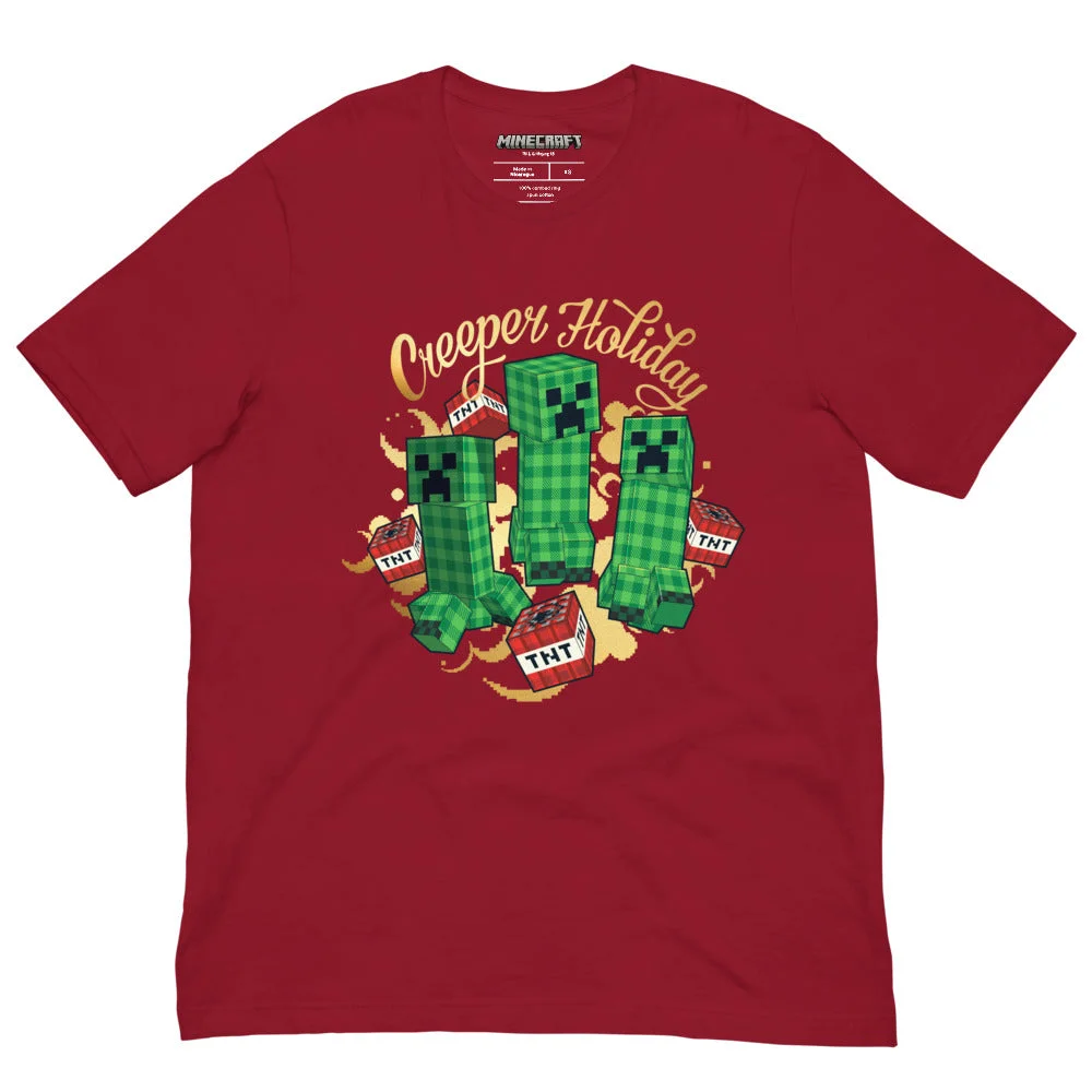 Image of Creeper Holiday Adult Tee