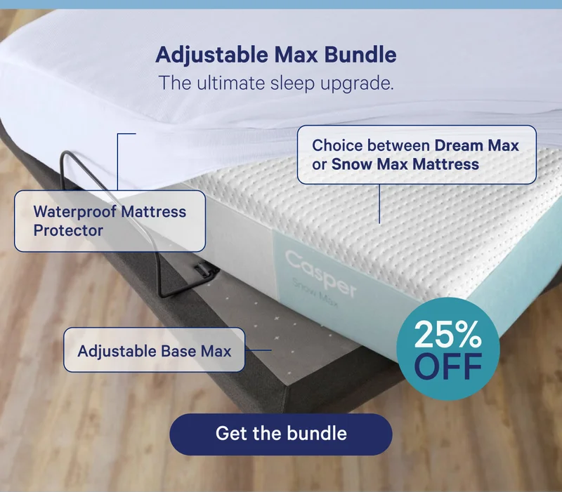 Adjustable Max Bundle; The ultimate sleep upgrade.
