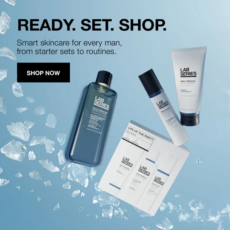 READY.SET.SHOP | Smart skincare for every man, from starter sets to routines | SHOP NOW