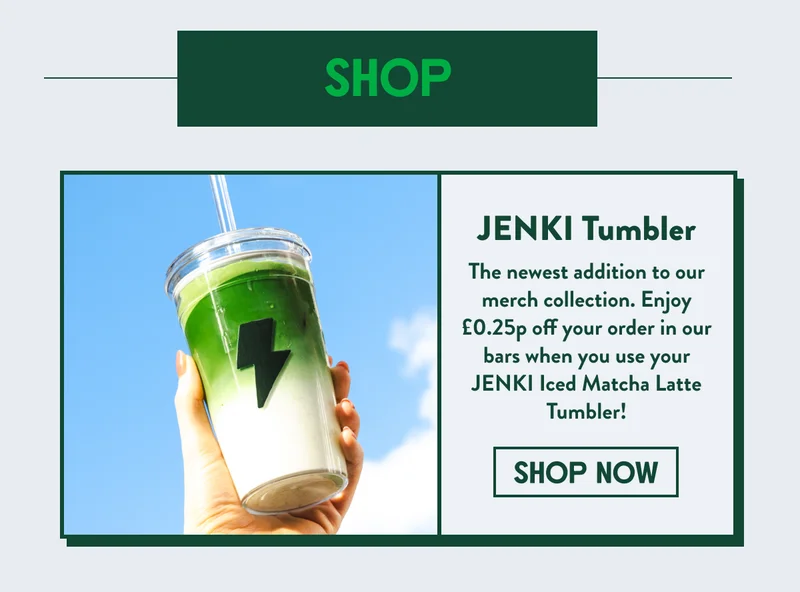 JENKI Iced matcha tumbler