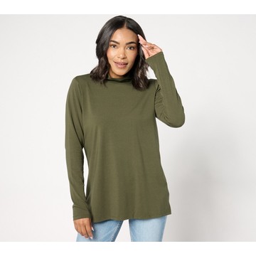Belle by Kim Gravel Primabelle Polished Mock Neck Top