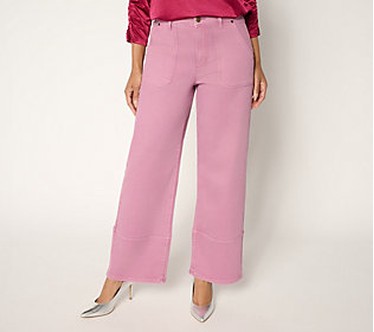 LOGO by Lori Goldstein Regular Color Full Length Jeans