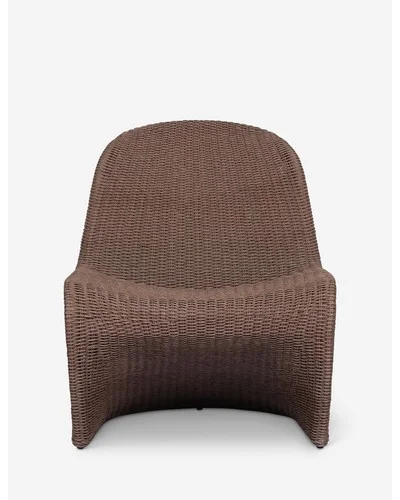 Manila Indoor / Outdoor Accent Chair-Brown